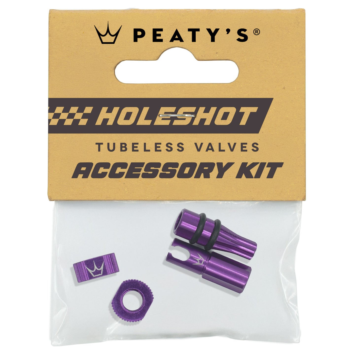 Kit tappi e nippli PEATY'S HOLESHOT FAST FLOW Viola