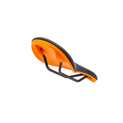 Sella PEATY'S Monarch Rail in cromo arancione