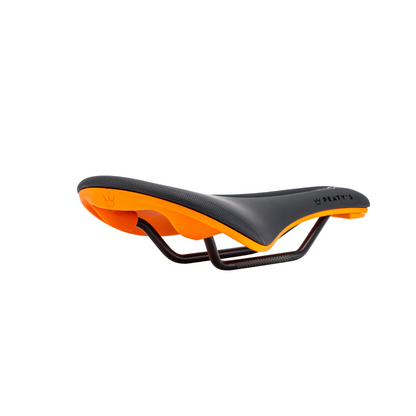 Sella PEATY'S Monarch Rail in cromo arancione