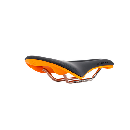 Sella PEATY'S Monarch Rail in titanio arancione