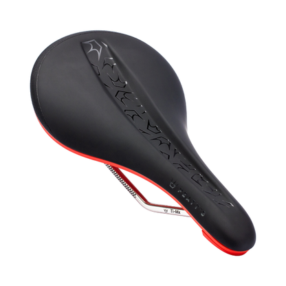 Sella PEATY'S Monarch binari in titanio rossa
