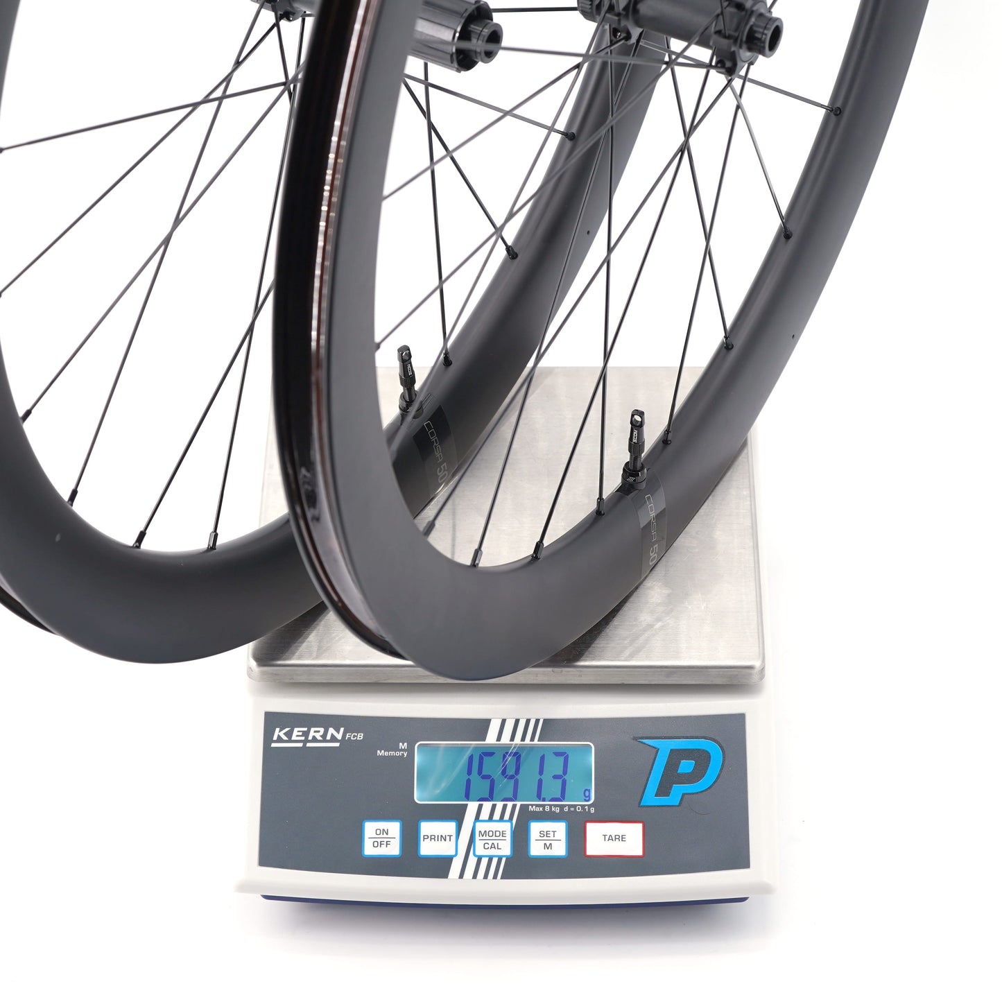 Coppia di ruote SCOM CORSA 50 Tubeless Ready (bloccaggio centrale)