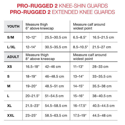 Ginocchiere Paraschiene G-FORM PRO-RUGGED 2 Junior Nero