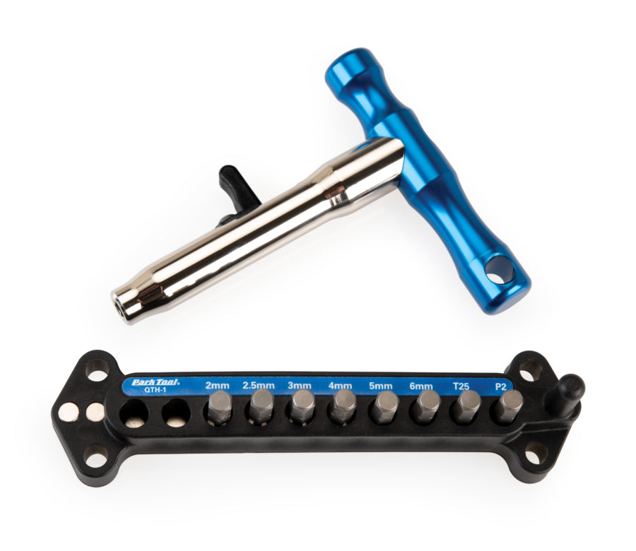 Impugnatura a T Park Tool QTH-1 a cambio rapido con inserti