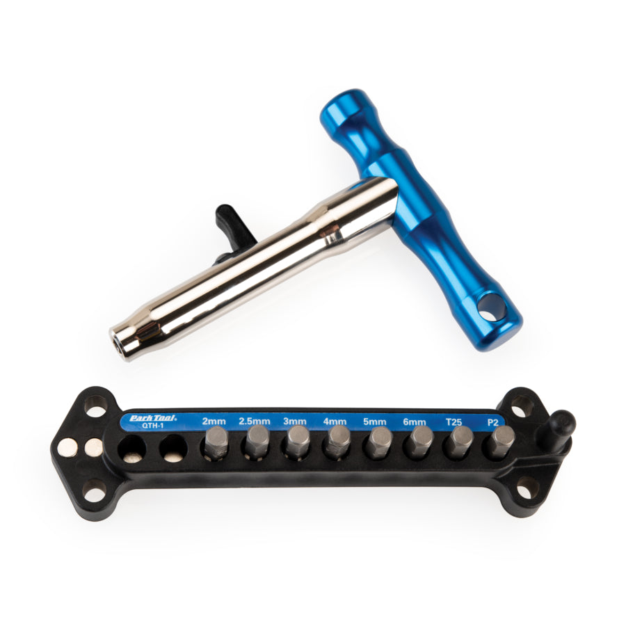 Impugnatura a T Park Tool QTH-1 a cambio rapido con inserti