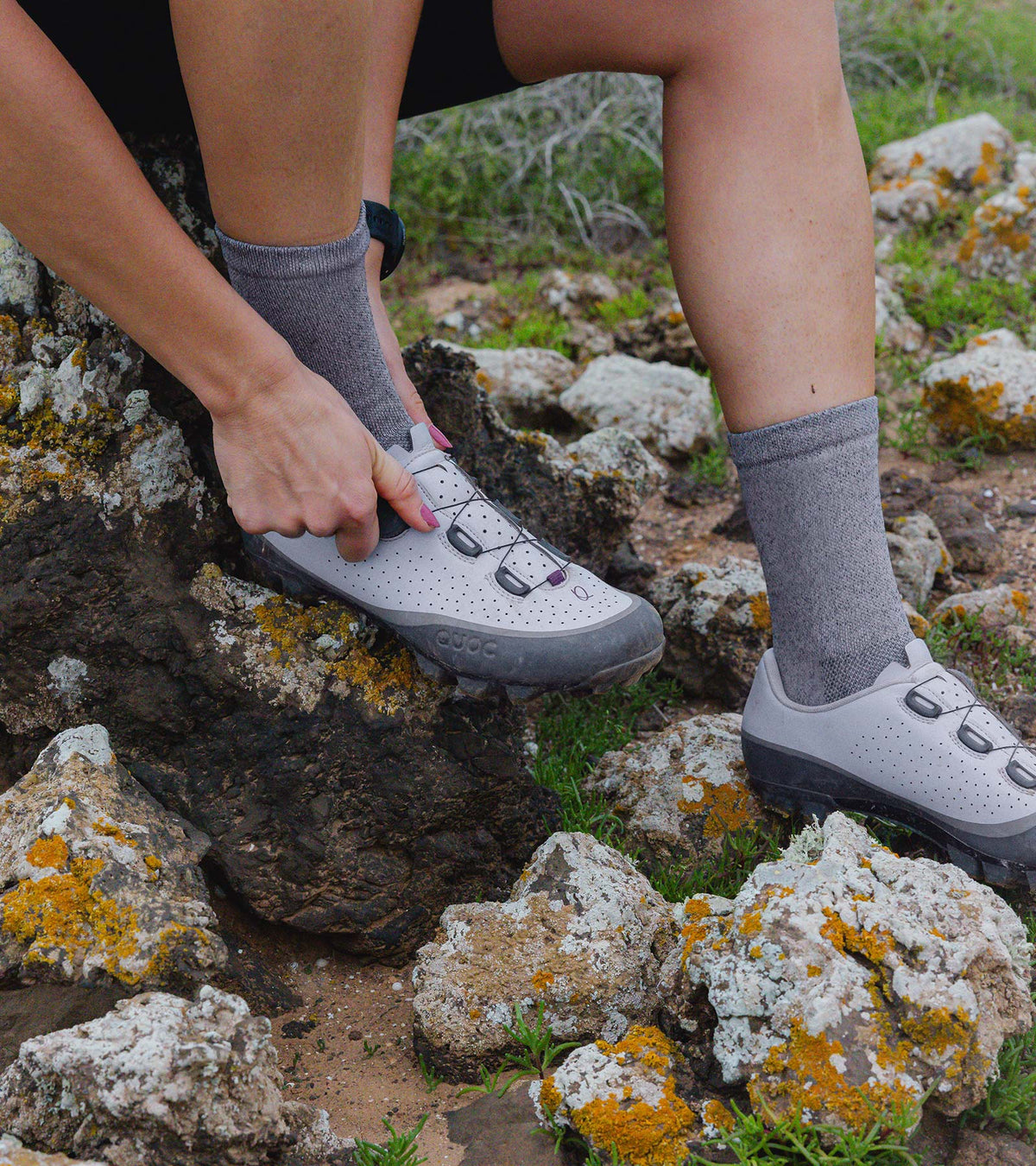 Scarpe Gravel QUOC GRAN TOURER III Lilla