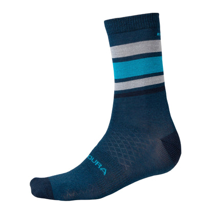 Calzini ENDURA BAABAA MERINO STRIPE Blu