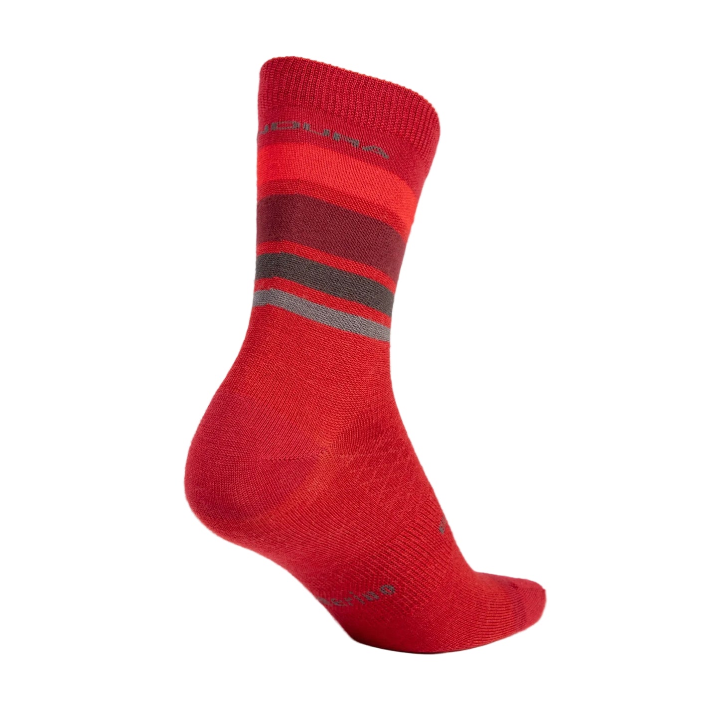 Calze ENDURA BAABAA MERINO STRIPE Rosso