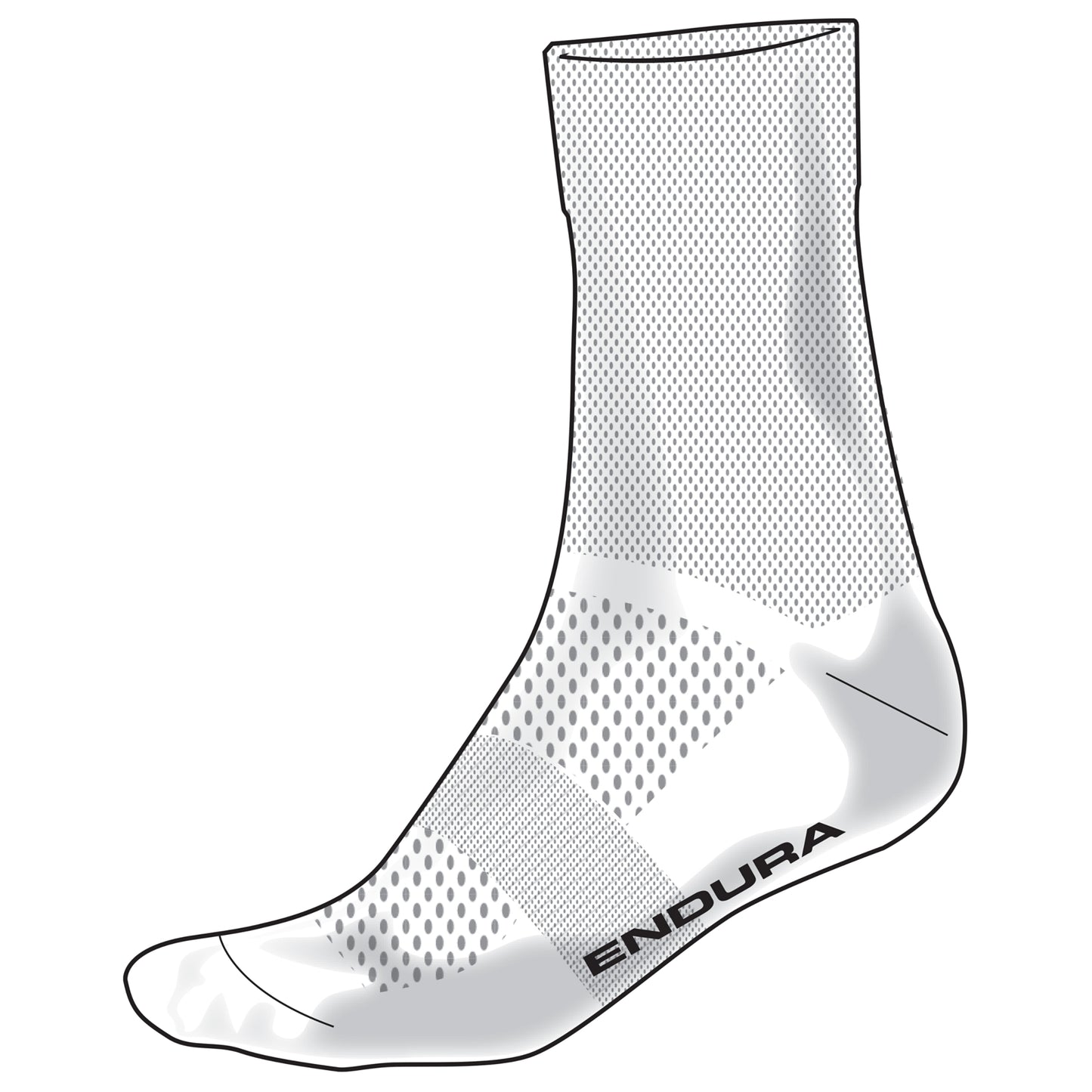 ENDURA PRO SL POWER Calzini bianchi