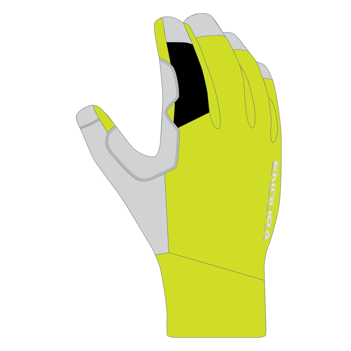 Guanti ENDURA LOOP WATERPROOF Giallo