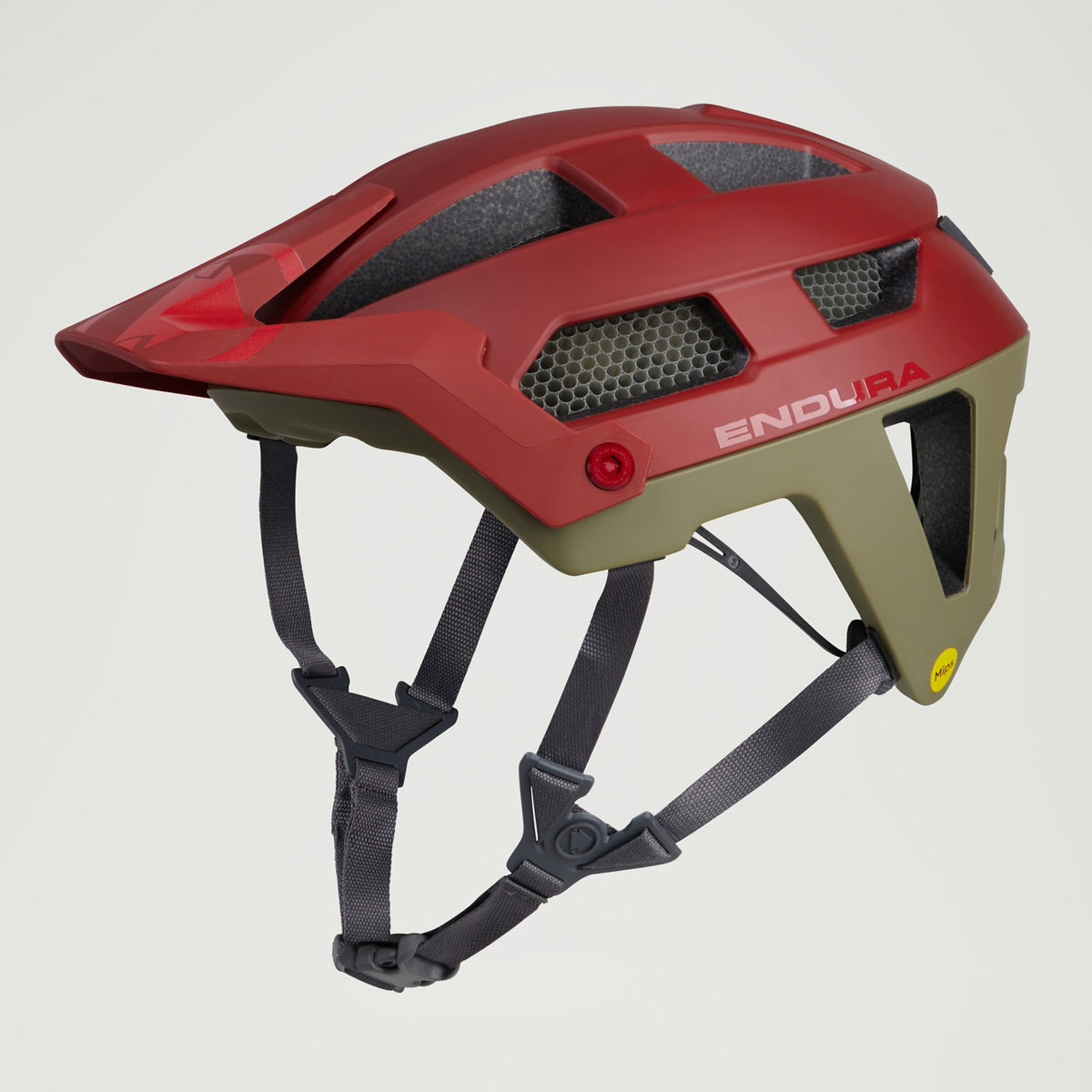 Casco MTB ENDURA SINGLETRACK MIPS Rosso/Verde