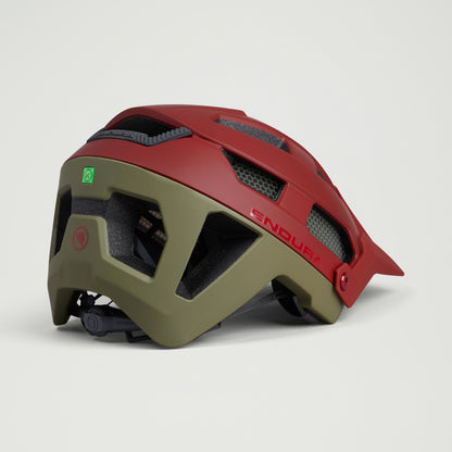 Casco MTB ENDURA SINGLETRACK MIPS Rosso/Verde
