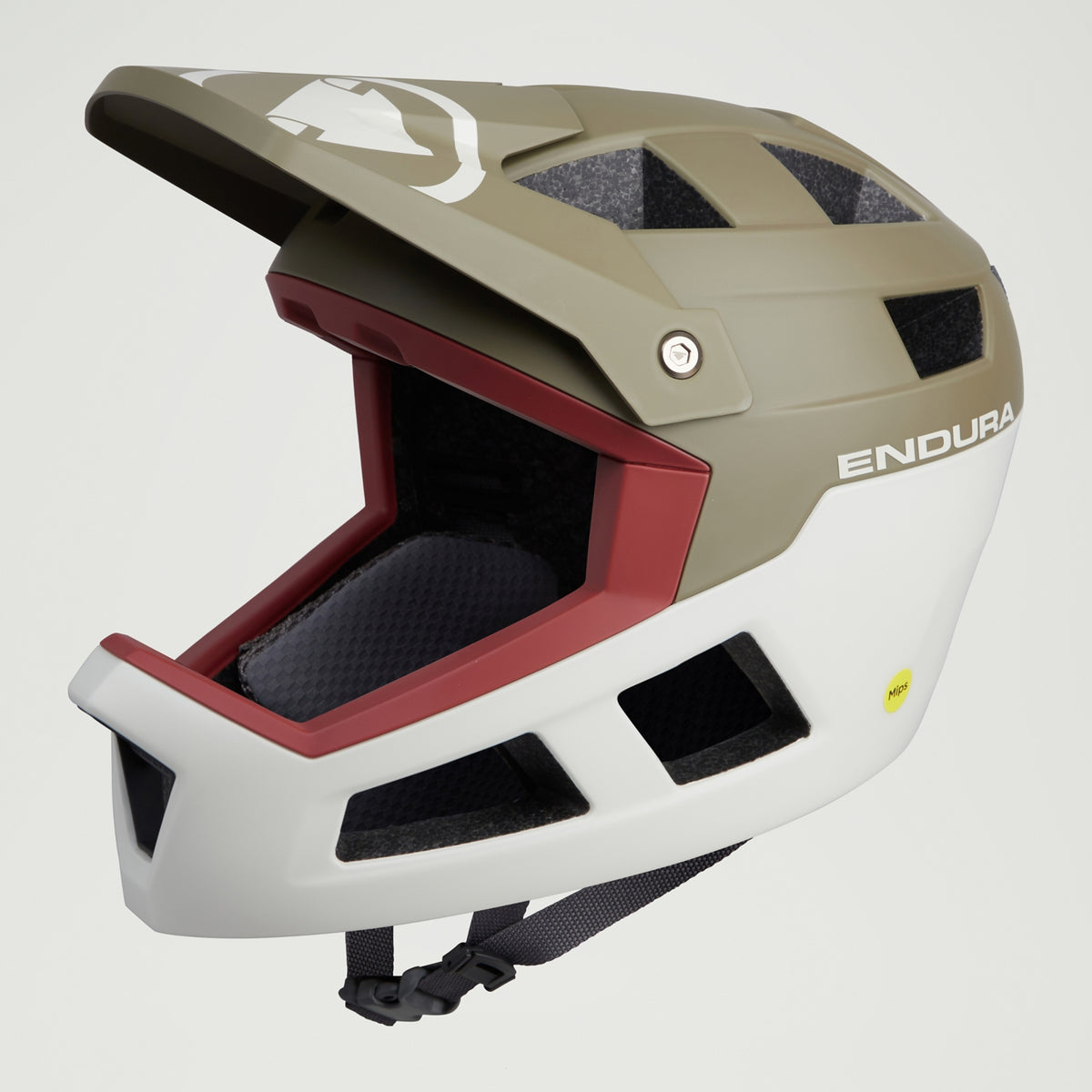 Casco MTB ENDURA SINGLETRACK INTEGRALE MIPS Verde/Bianco