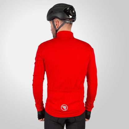 Maglia ENDURA XTRACT ROUBAIX Maniche Lunghe Rosso