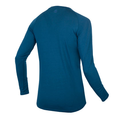 Sottomaglia ENDURA BAABAA BLEND Maniche Lunghe Blu