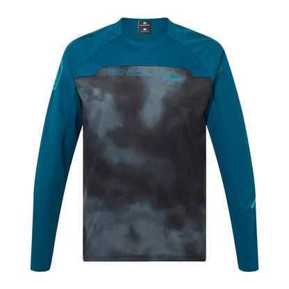 Maglia ENDURA MT500 BURNER Maniche Lunghe Blu