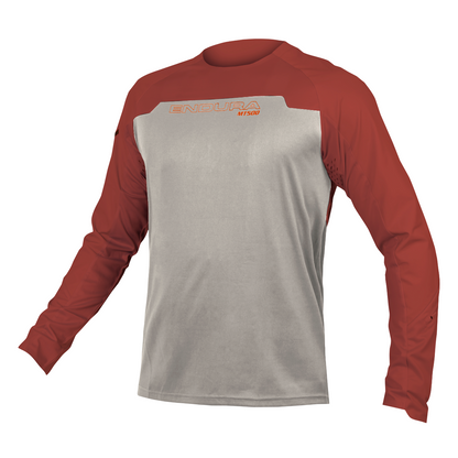 Maglia ENDURA MT500 BURNER Maniche Lunghe Rosso
