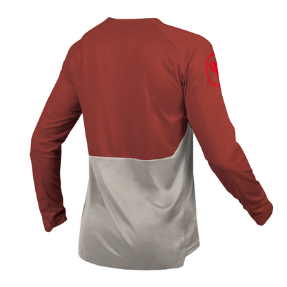 Maglia ENDURA MT500 BURNER Maniche Lunghe Rosso