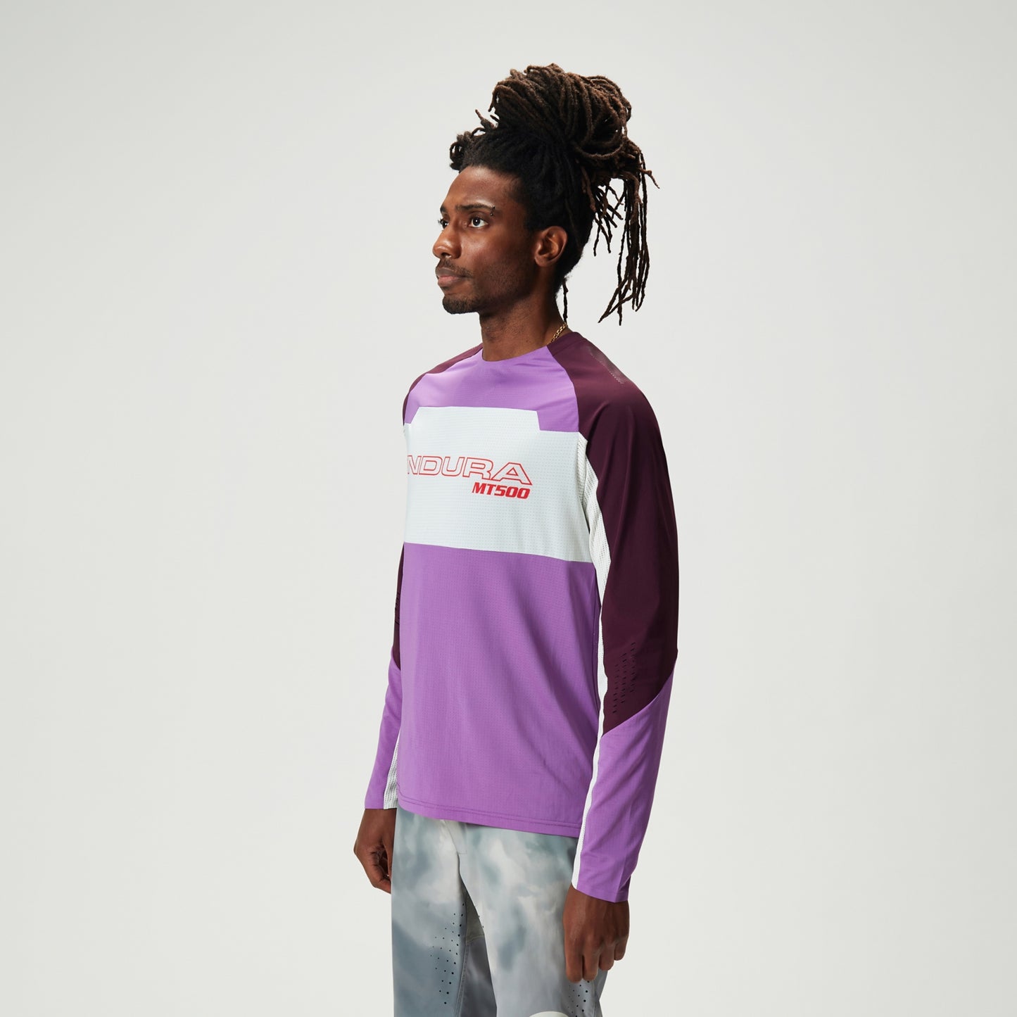ENDURA MT500 BURNER LITE Maglia a maniche lunghe viola