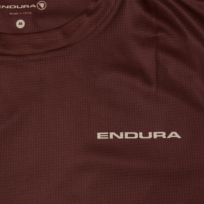 Maglia ENDURA SINGLETRACK CORE TEE II Maniche Corte Marrone/Viola