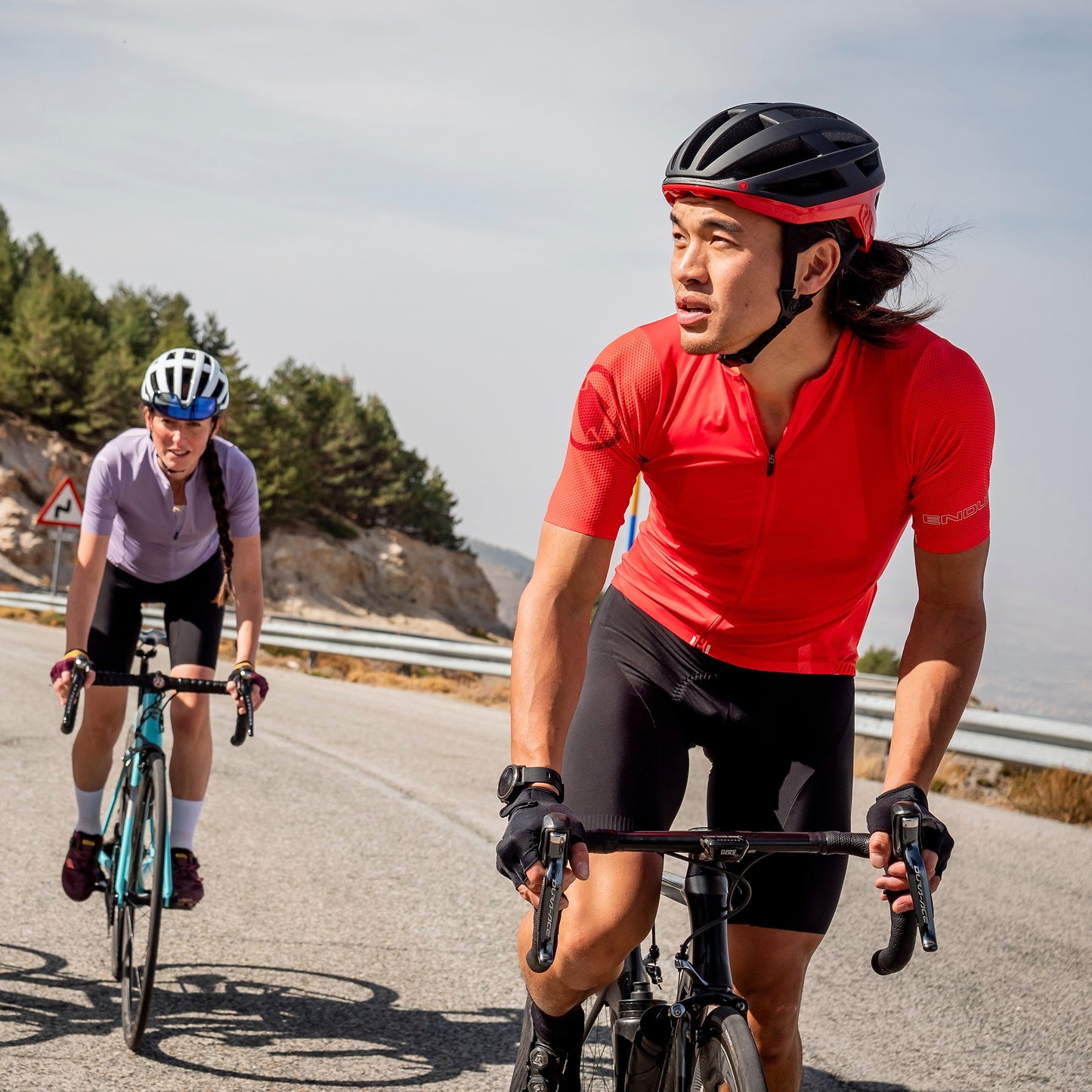 Maglia a manica corta ENDURA PRO SL RACE Rosso