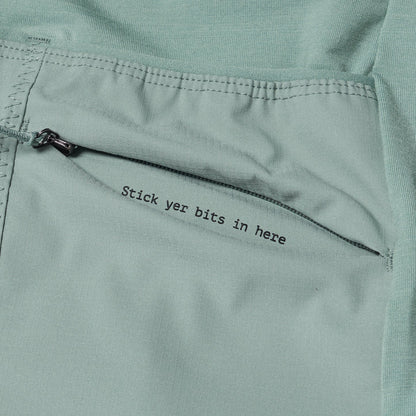 Maglia ENDURA ALLTRACK RIDE Maniche Corte Verde
