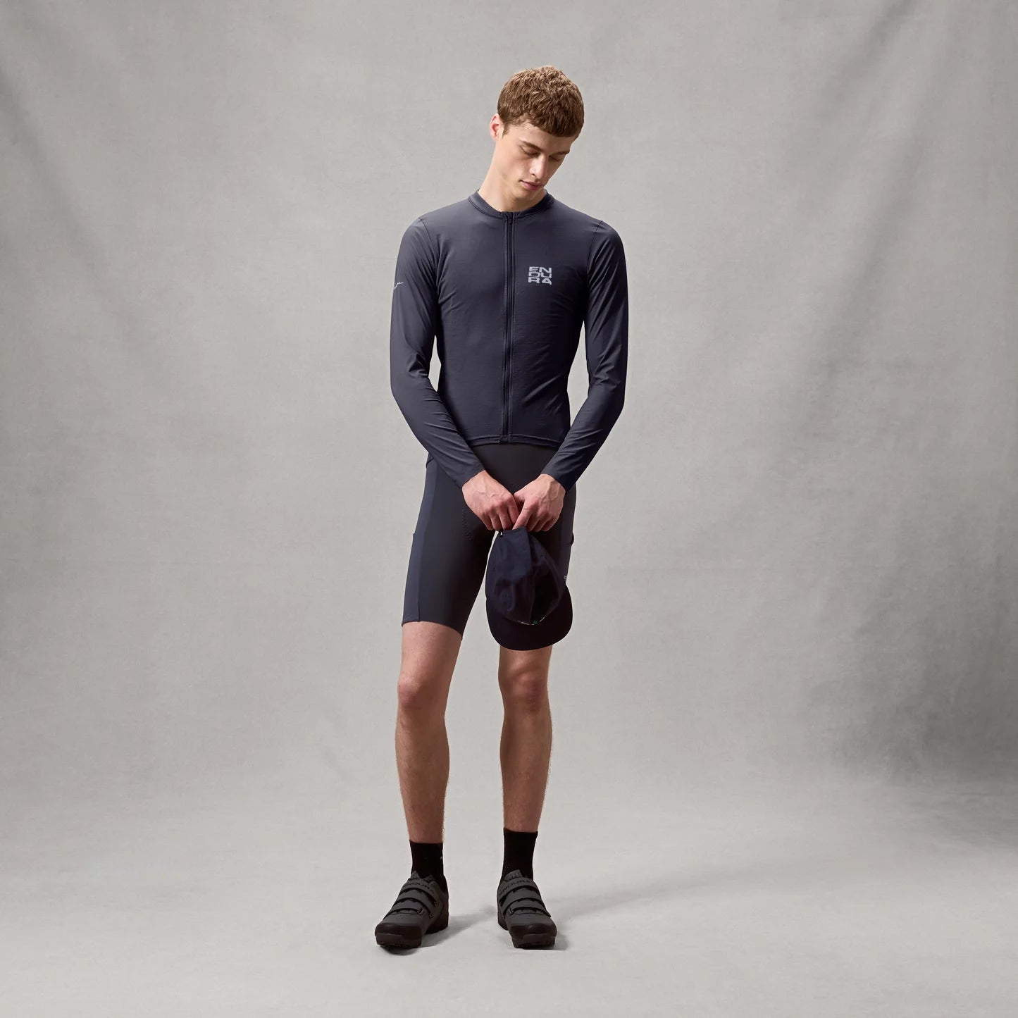 Maglia ENDURA ALLTRACK RIDE Manica Lunga Carbon Grigio