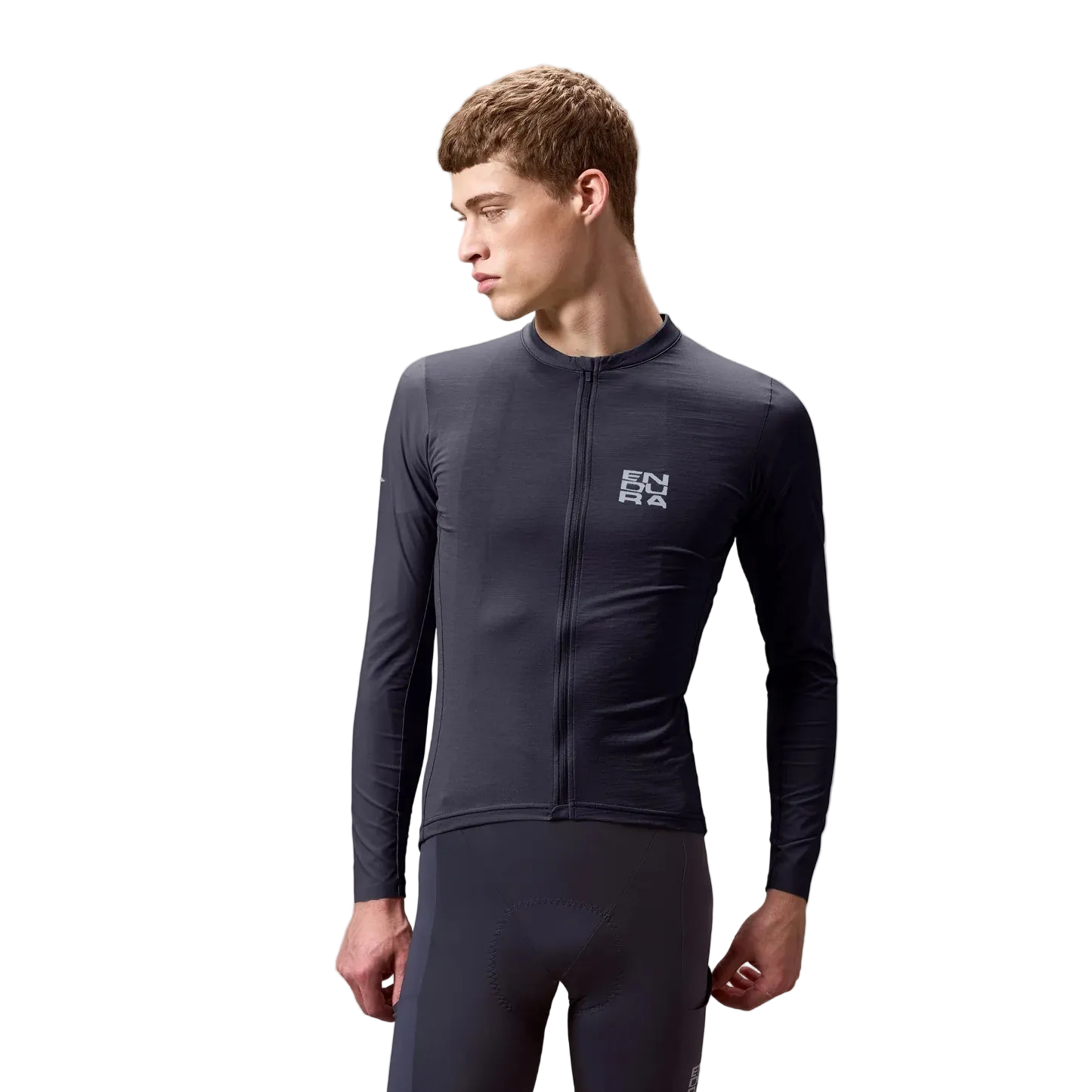 Maglia ENDURA ALLTRACK RIDE Manica Lunga Carbon Grigio