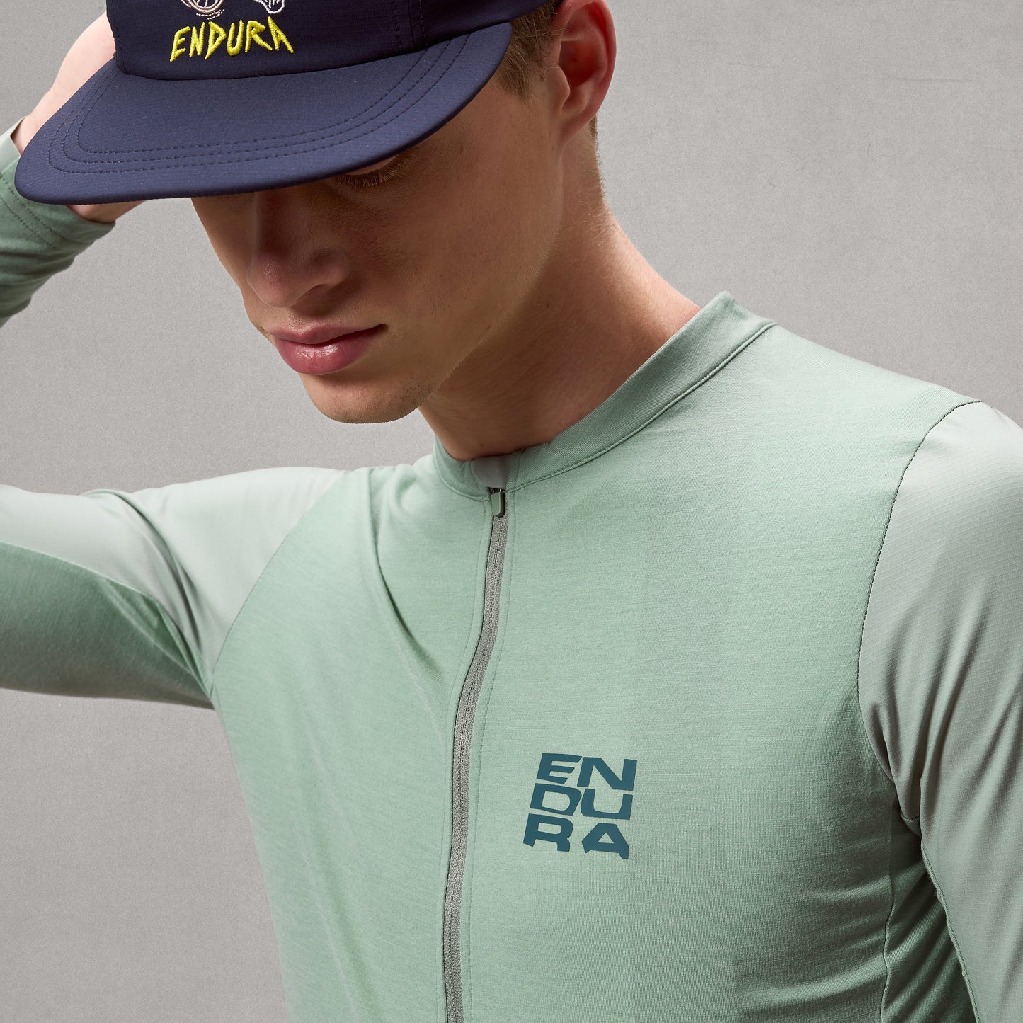 Maillot ENDURA ALLTRACK RIDE Maniche Lunghe Sage