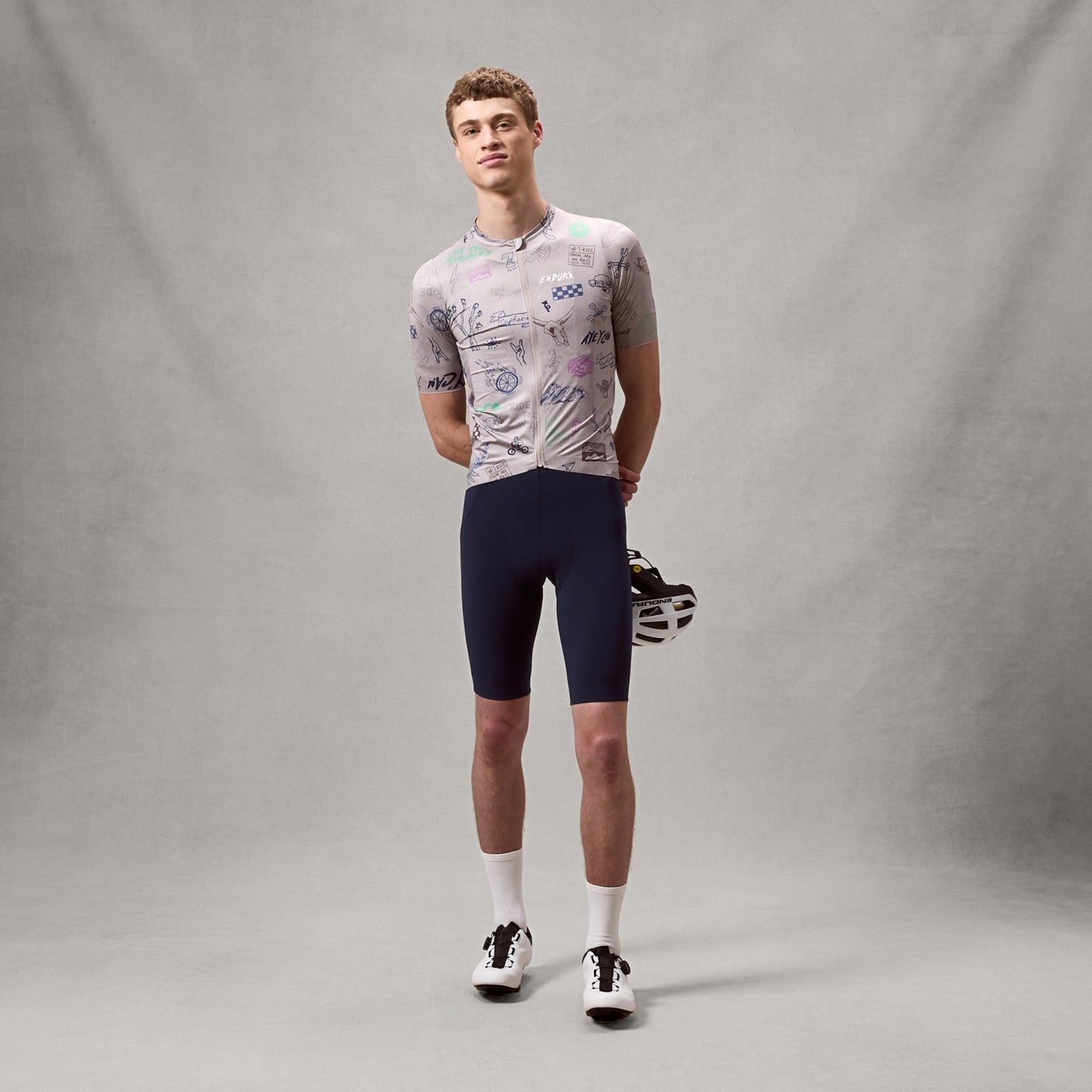 Maglia ENDURA PRO SL PRINT a manica corta in titanio