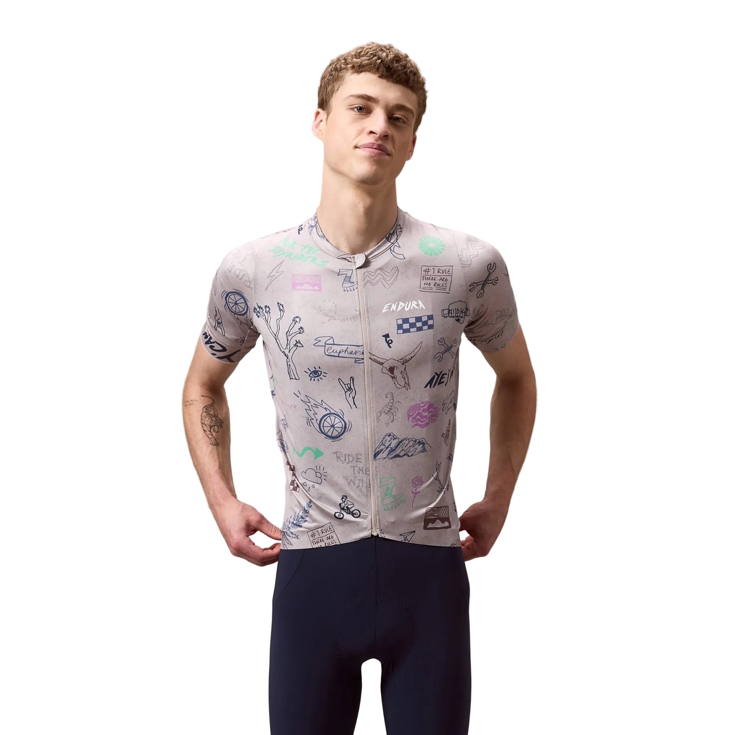 Maglia ENDURA PRO SL PRINT a manica corta in titanio