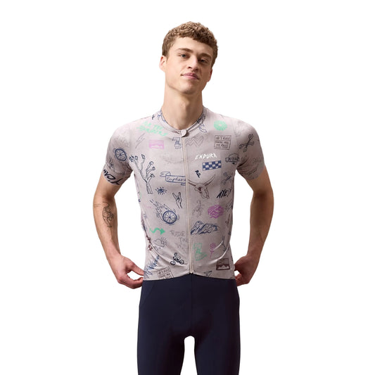 Maglia ENDURA PRO SL PRINT a manica corta in titanio