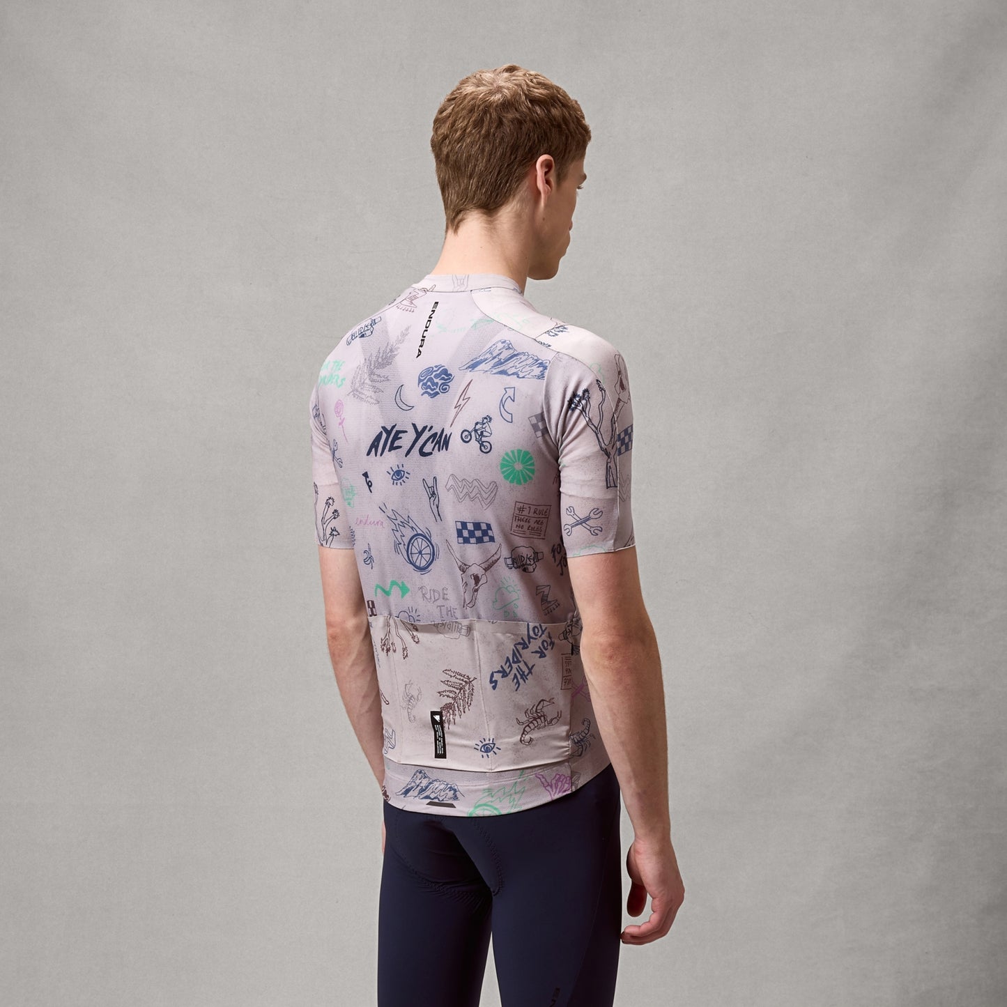 Maglia ENDURA PRO SL PRINT a manica corta in titanio