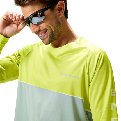 Maglia ENDURA CORE PRINTED Maniche Lunghe Verde