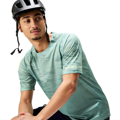 Maglia ENDURA MARBLE LTD PRINTED Maniche Corte Verde 2025