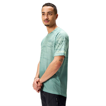 Maglia ENDURA MARBLE LTD PRINTED Maniche Corte Verde 2025