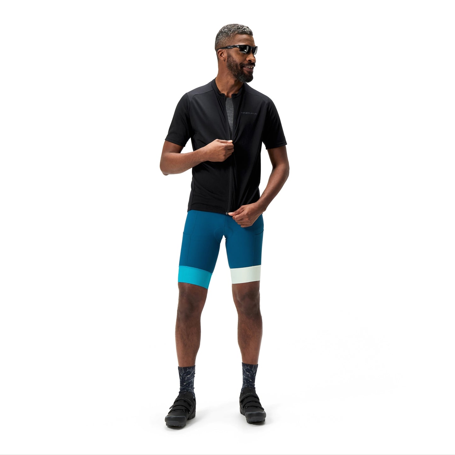 ENDURA LOOP ZIPPED Maglia a maniche corte nera