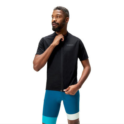 Maglia ENDURA LOOP ZIPPED Maniche Corte Nero
