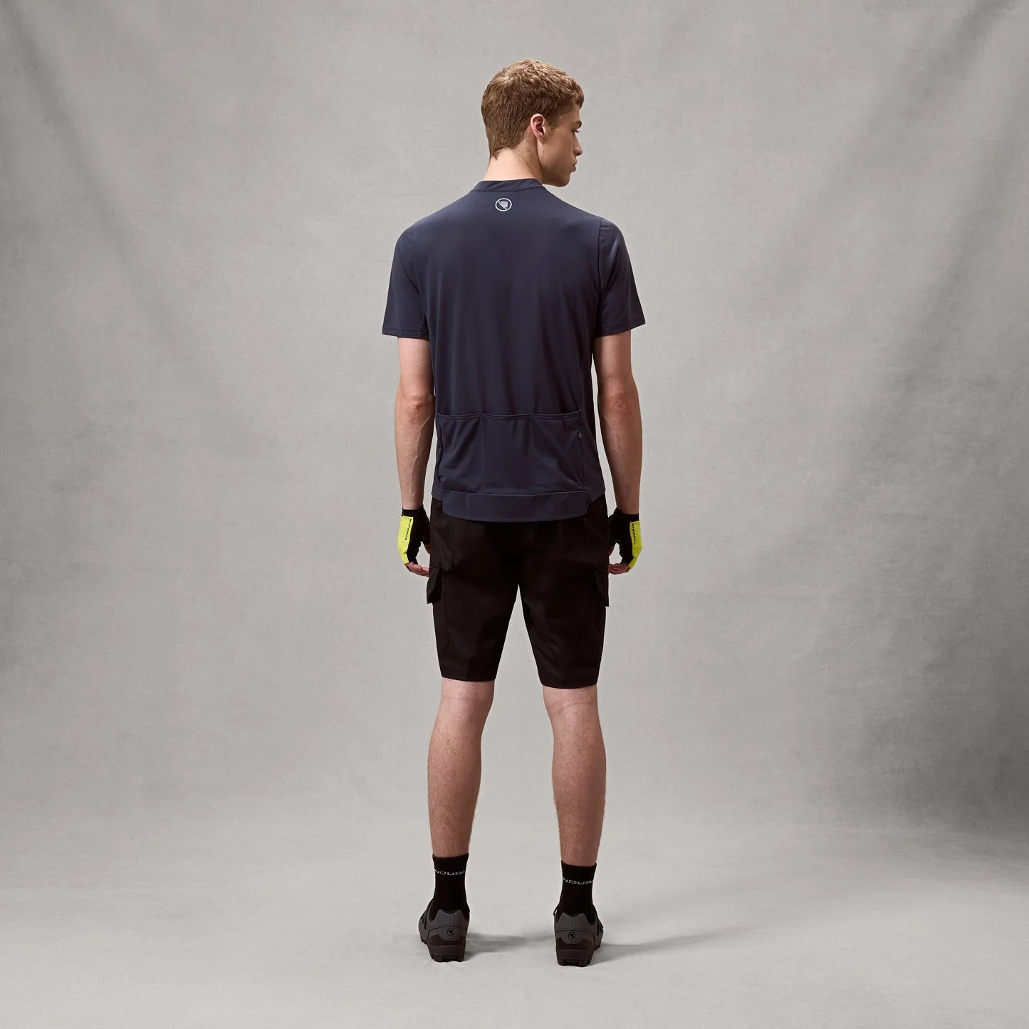 ENDURA LOOP ZIPPED Maglia a maniche corte in carbonio Grigio