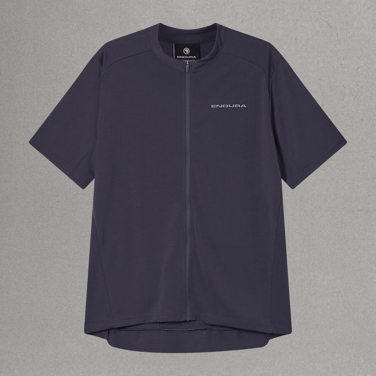 ENDURA LOOP ZIPPED Maglia a maniche corte in carbonio Grigio