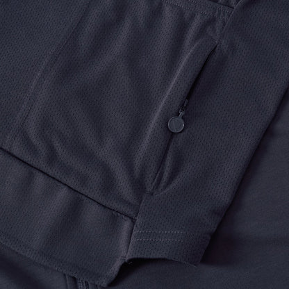 Maillot ENDURA LOOP ZIPPED Maniche Corte Carbon Grigio