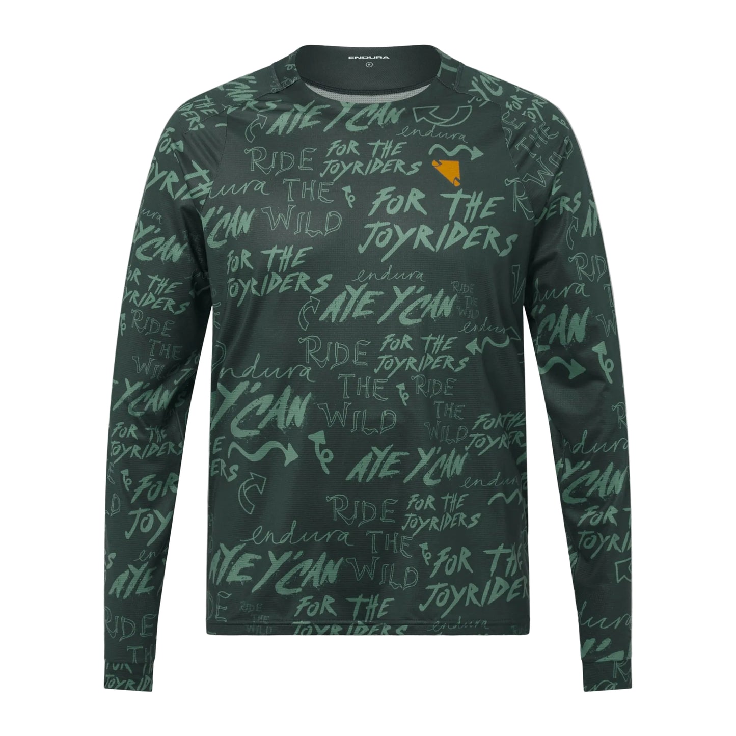 ENDURA SINGLETRACK PRINT Manica lunga Grigio carbonio Fascia