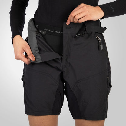 Short ENDURA HUMMVEE LINER Donna Nero