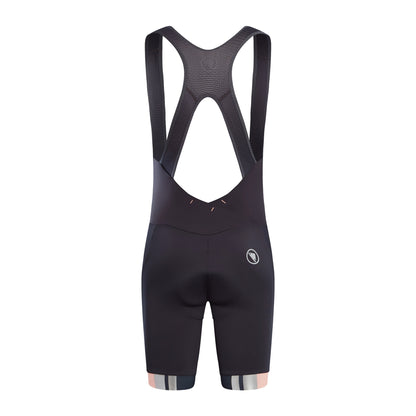 Pantaloncino Corto con Bretelle ENDURA FS260-PRO DS Donna Nero/Arancione