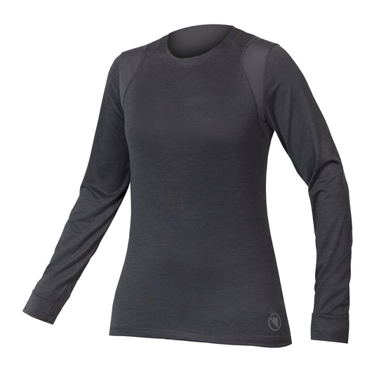 Maglia a maniche lunghe ENDURA SINGLETRACK Donna Grigio