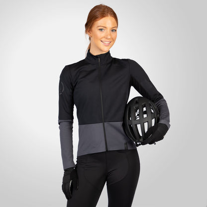 Maglia ENDURA FS260 JETSTREAM Donna Maniche Lunghe Nera
