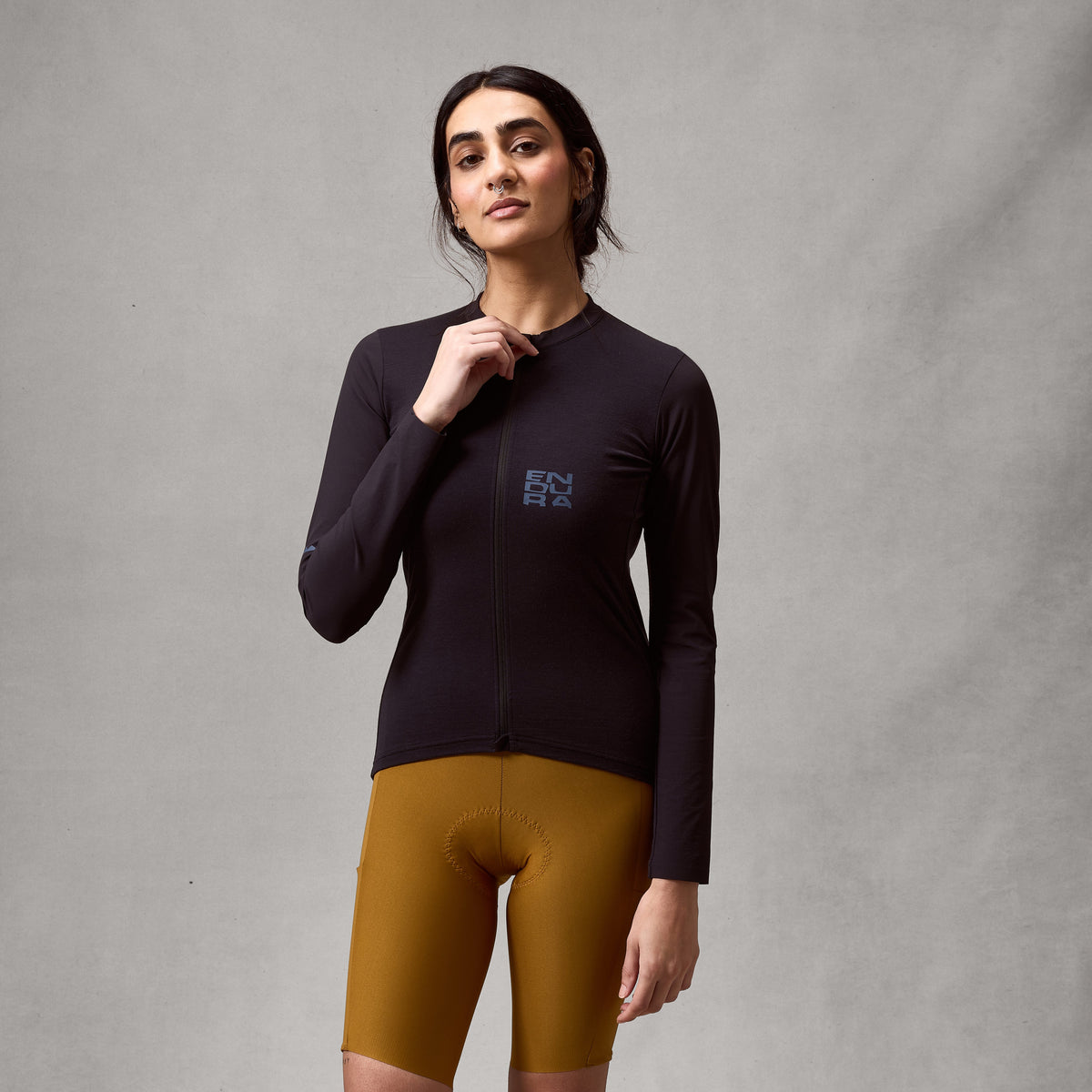 Maglia ENDURA ALLTRACK RIDE Maniche Lunghe Donna Nero