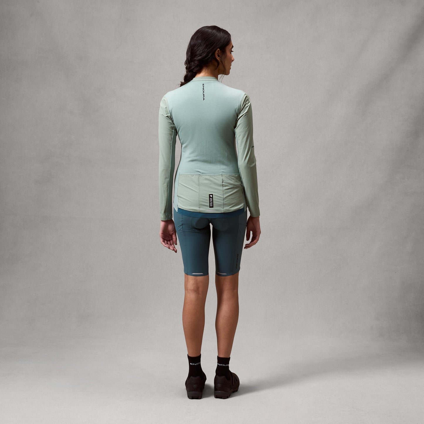 Maglia a maniche lunghe ENDURA ALLTRACK RIDE Donna Verde salvia