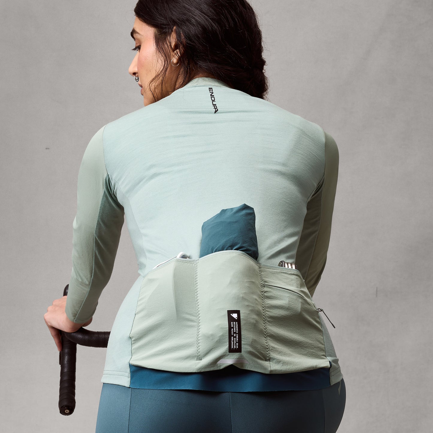 Maglia a maniche lunghe ENDURA ALLTRACK RIDE Donna Verde salvia