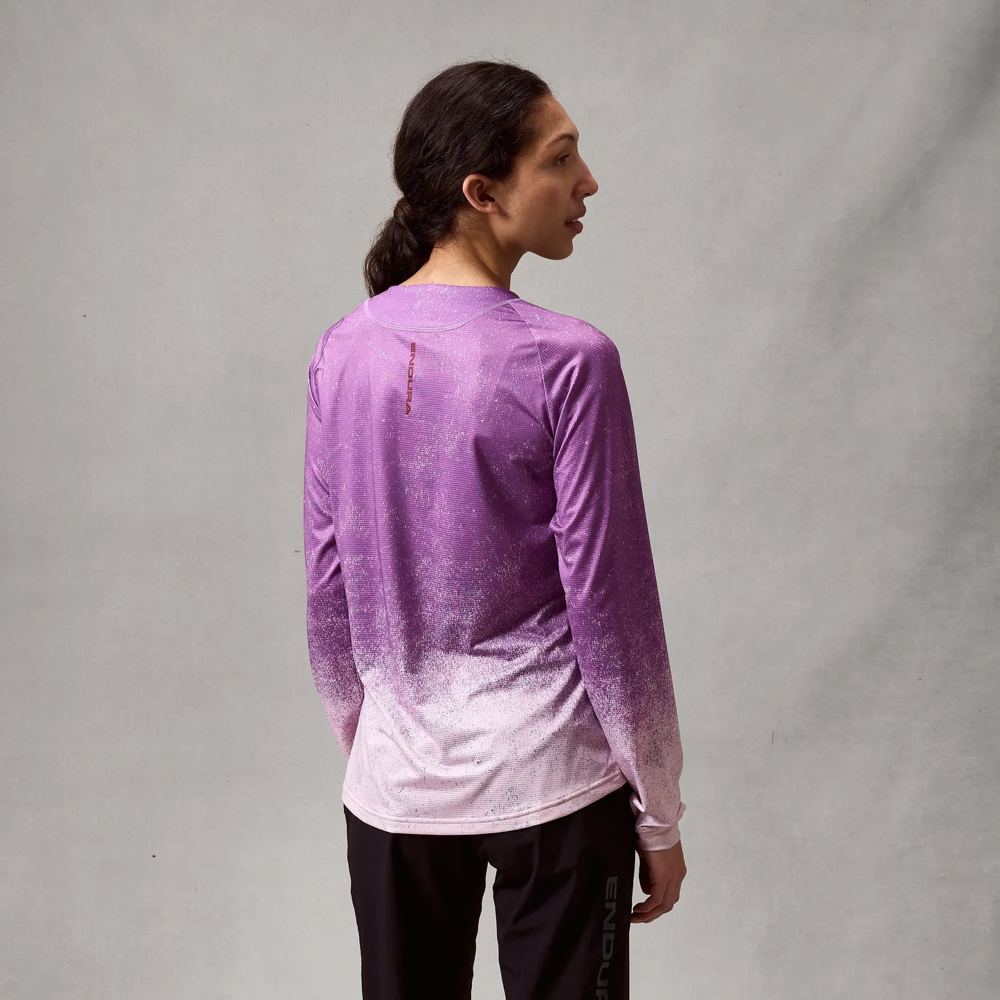 Maglia a maniche lunghe ENDURA SINGLETRACK PRINT ENP Donna Viola